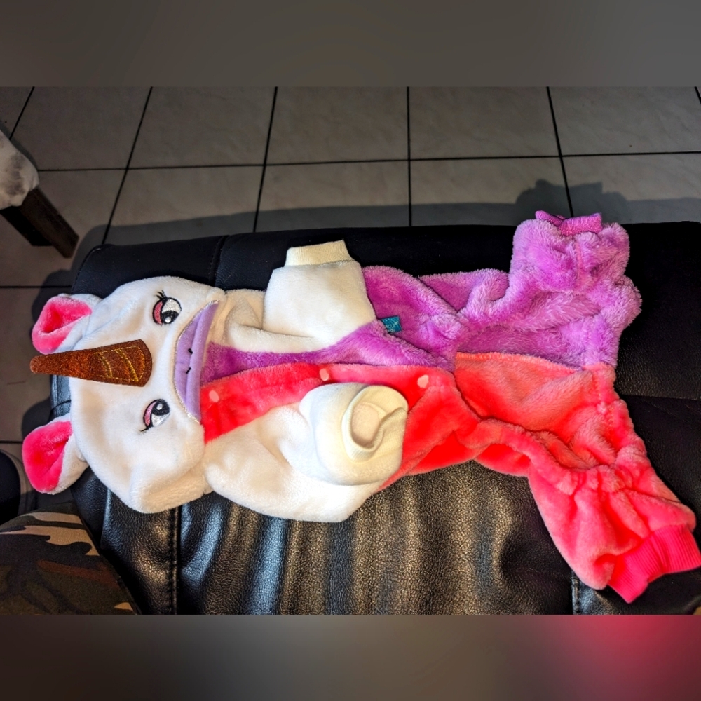 Unicorn Halloween pet outfit